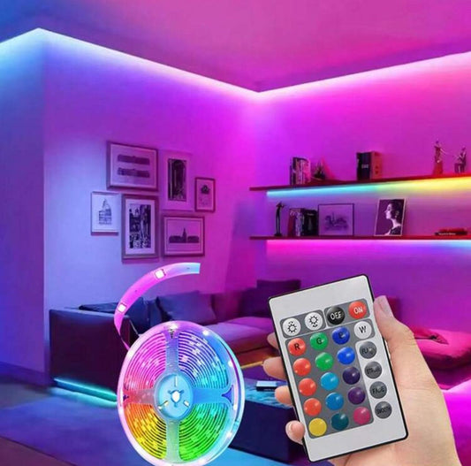 LED Strip Lights with Remote & App Control